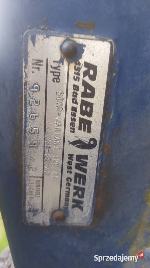 Pług obrotowy Rabe Werk Vario 3 Ażurowy kuhn Rabe Czarnystok