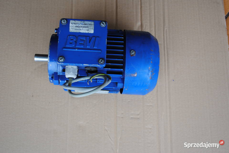 Silnik 075 kW 3 fazowy 1390 obr kołnierzowy Błonie