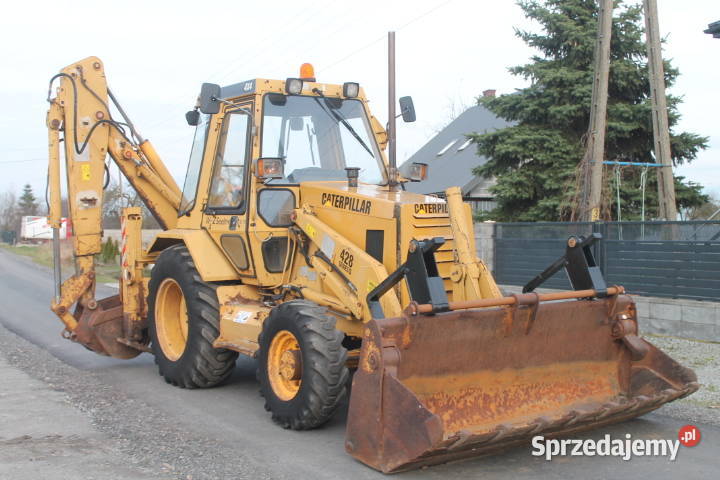 Koparkoładowarka CAT 428 II 428B Volvo JCB Case Rok produkcji 1997 łódzkie Złoczew