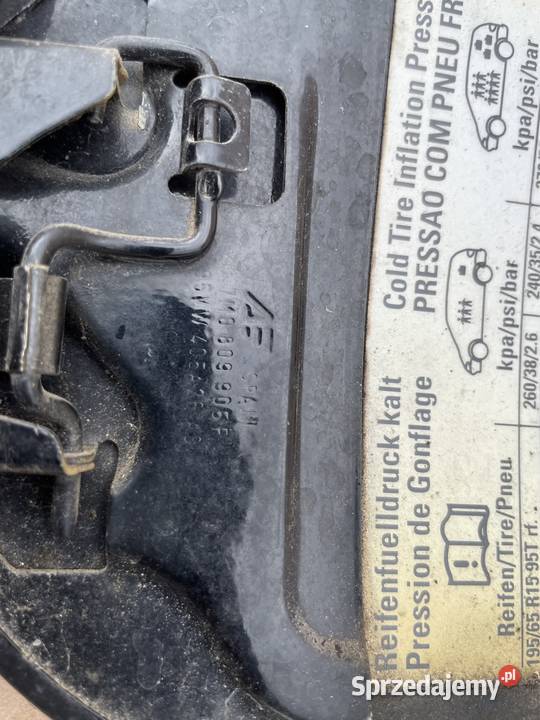 Klapka wlewu paliwa 7M0809905 vw sharan Rok produkcji 2003 Układ paliwowy zachodniopomorskie Szczecin