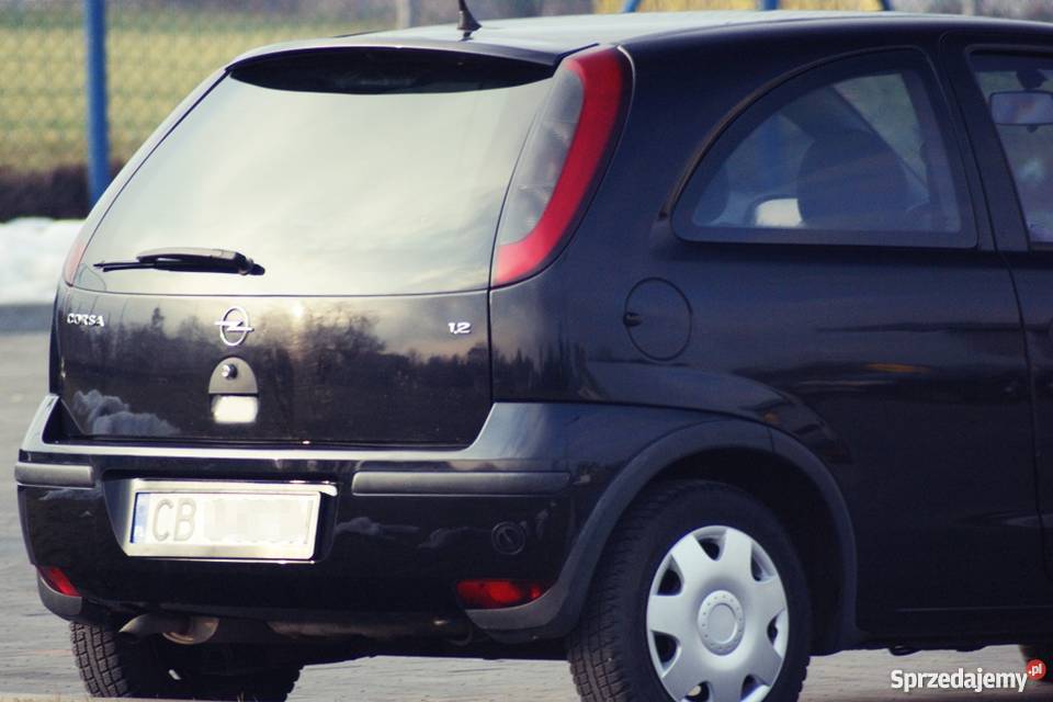 OPEL CORSA C 200304 12 16V 75 LPG 16100 czarny Bydgoszcz