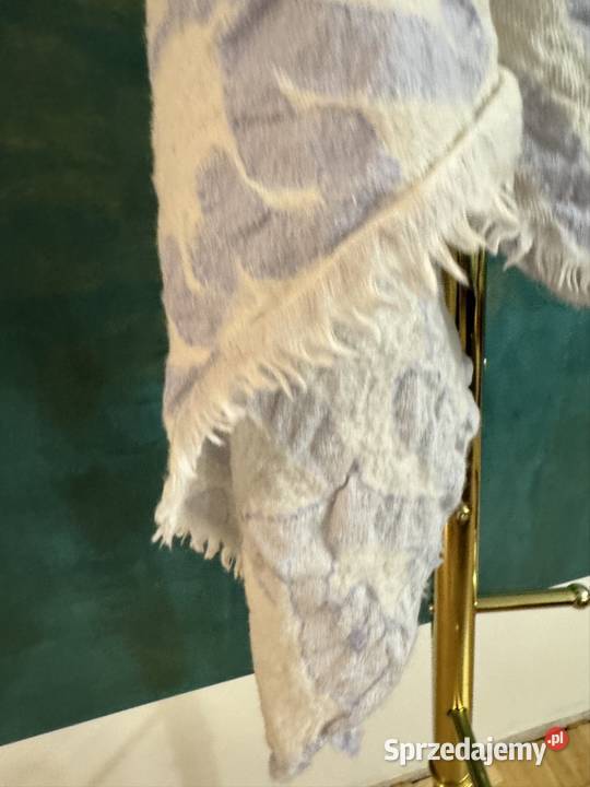 Chusta apaszka damska biało niebieska we wzory Częstochowa sprzedam