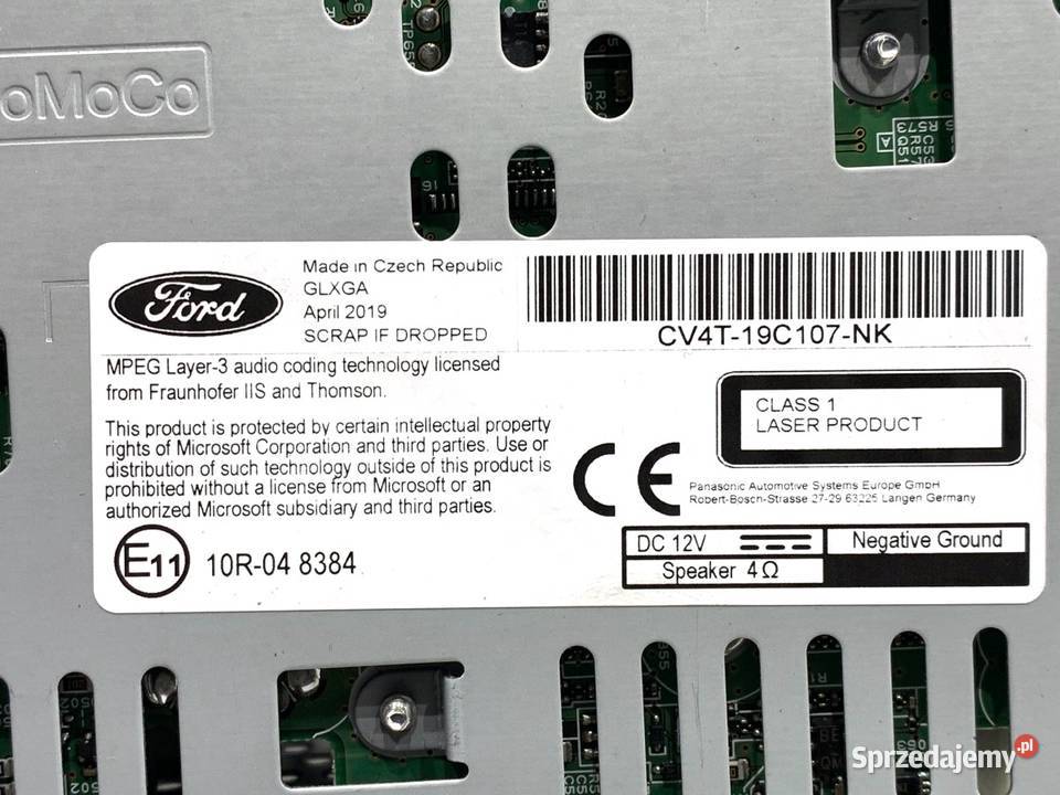 RADIO FORD KUGA II CV4T19C107NK ODTWARZACZ sprzedam