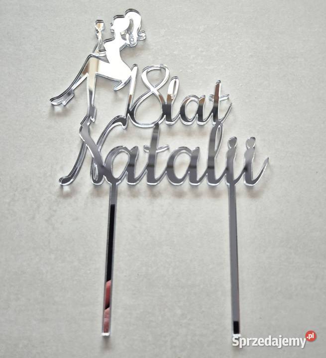 Topper personalizowany imię dziecka