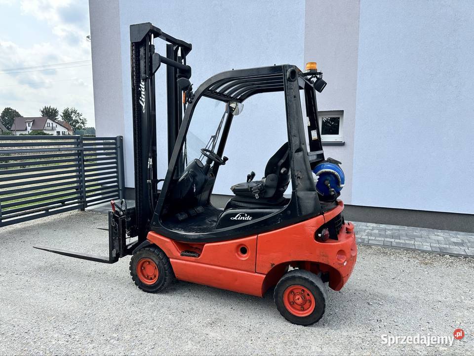 Wózek widłowy Linde H16 16t 33m LPG przesuw Wózki widłowe Rząśnia sprzedam