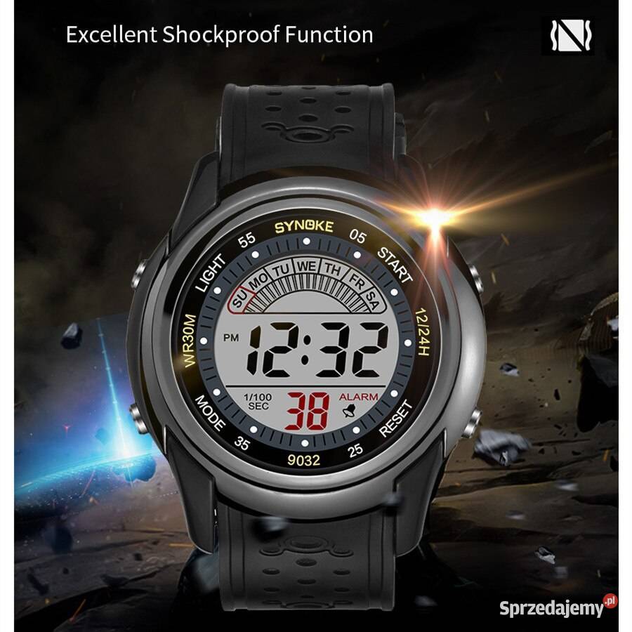 Zegarek elektroniczny męski damski cyforwy LED lubuskie Gorzów Wielkopolski