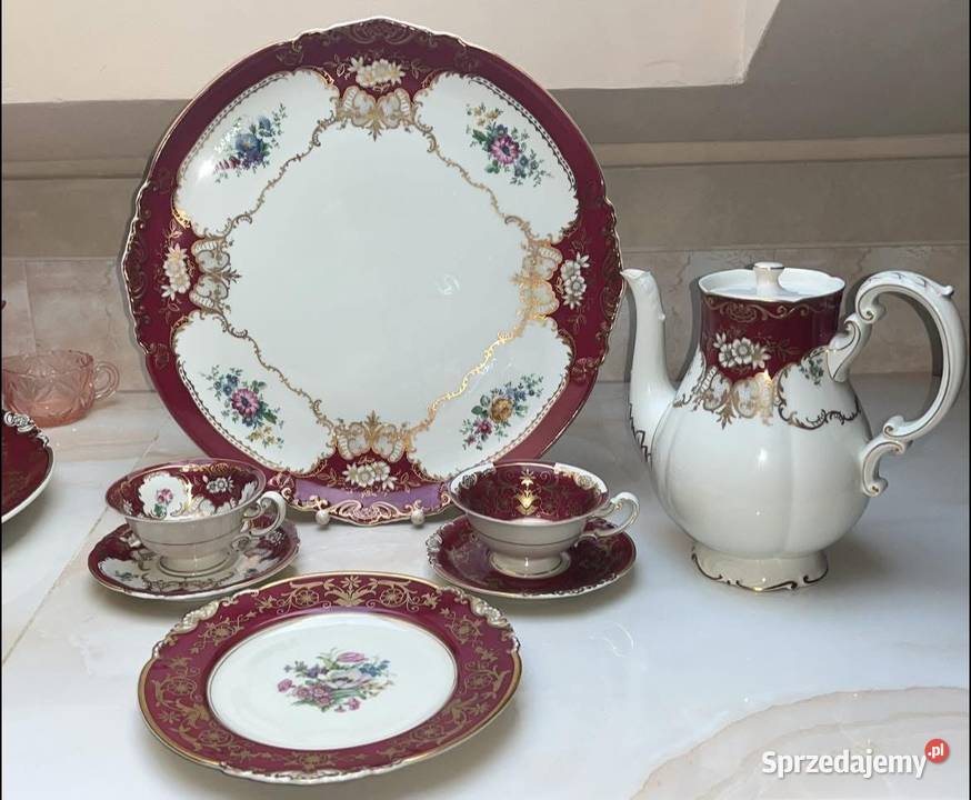 Filiżanka z talerzykiem Koening prTettau Gdańsk sprzedam