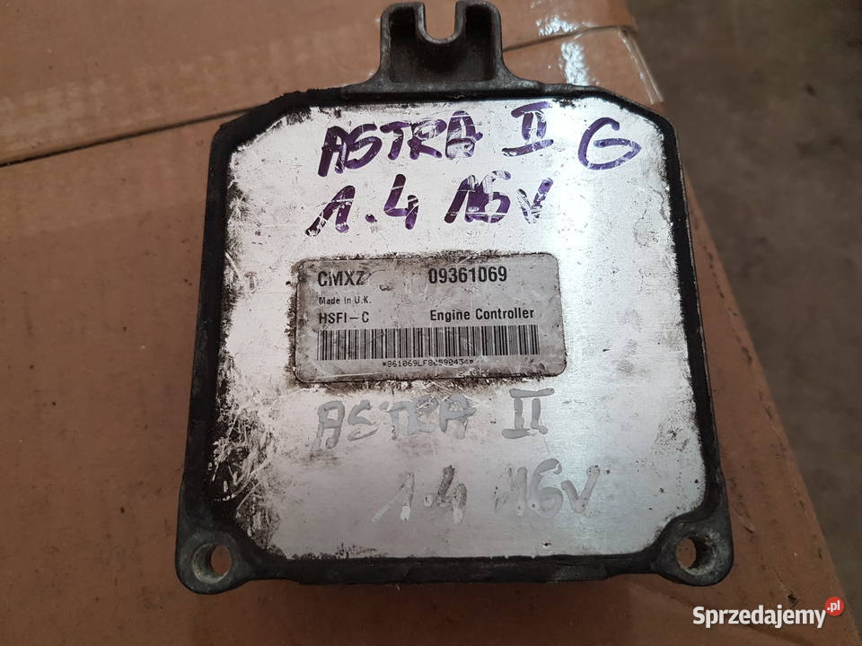 OPEL ASTRA ZAFIRA 14 16 KOMPUTER DELCO 09361069 komputery