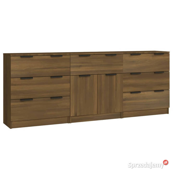 Szafki 3 brązowy dąb materiał drewnopochodny mazowieckie