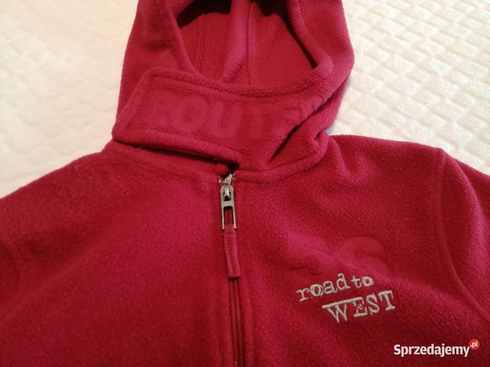 Bluza polarowa rozpinana ciepła z kapturem 116 Czeladź