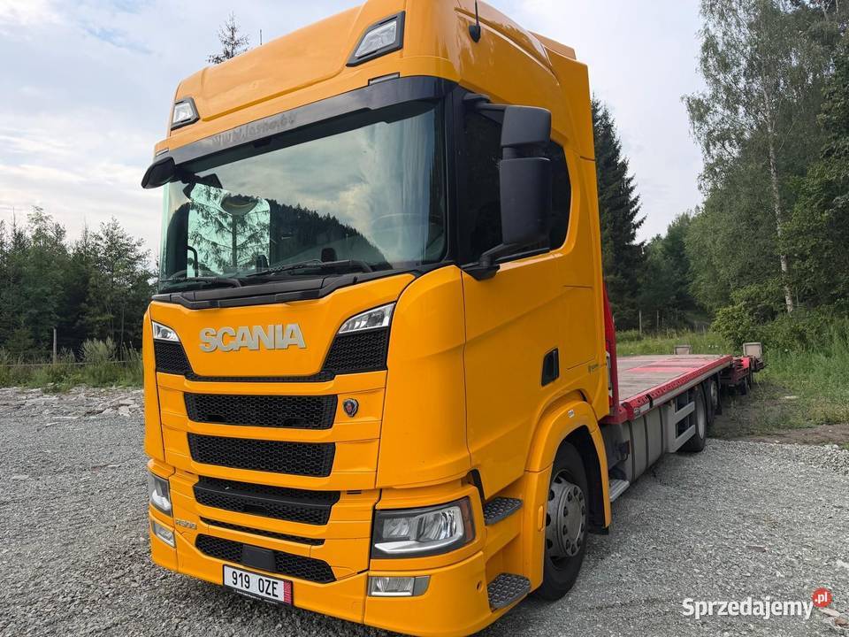Samochód Ciężarowy Scania 500R Przyczepa Nowa Ruda