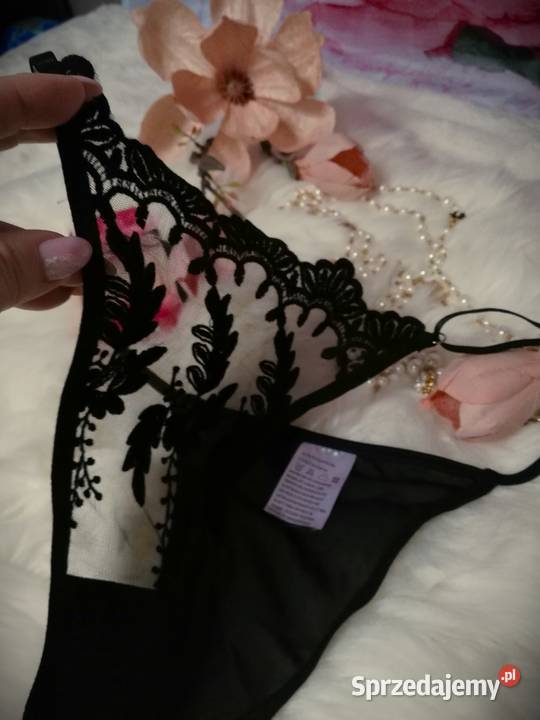 seksowny czarny komplet transparentny Rozmiar XL mazowieckie Warszawa