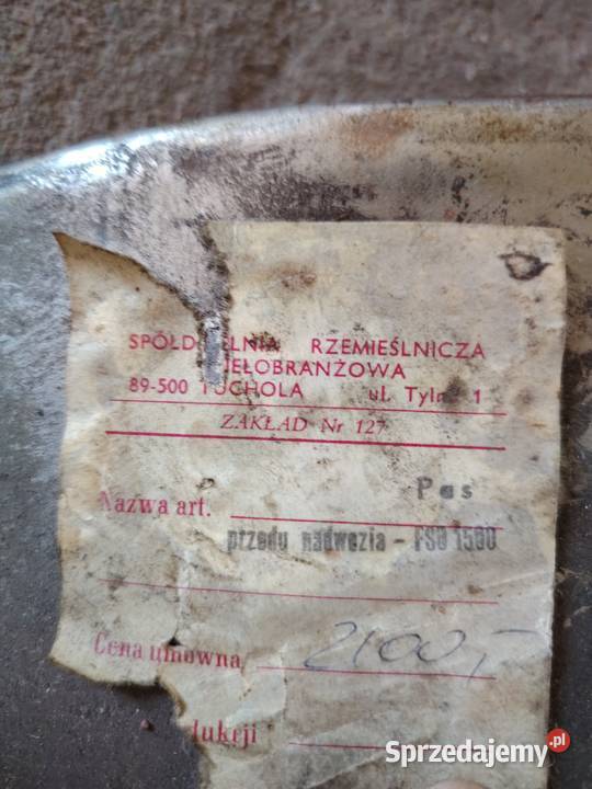 Pas Przodu nadwozia Przedni FSO Fiat 125p 1500 Kłodawa sprzedam