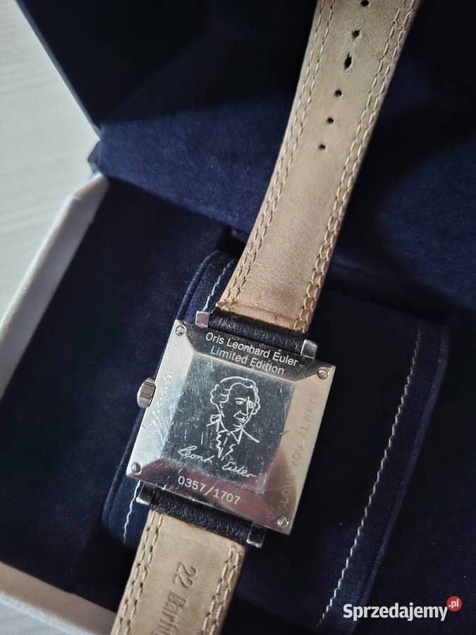 Zegarek męski oris leonhard Euler używany Męskie Głogówek