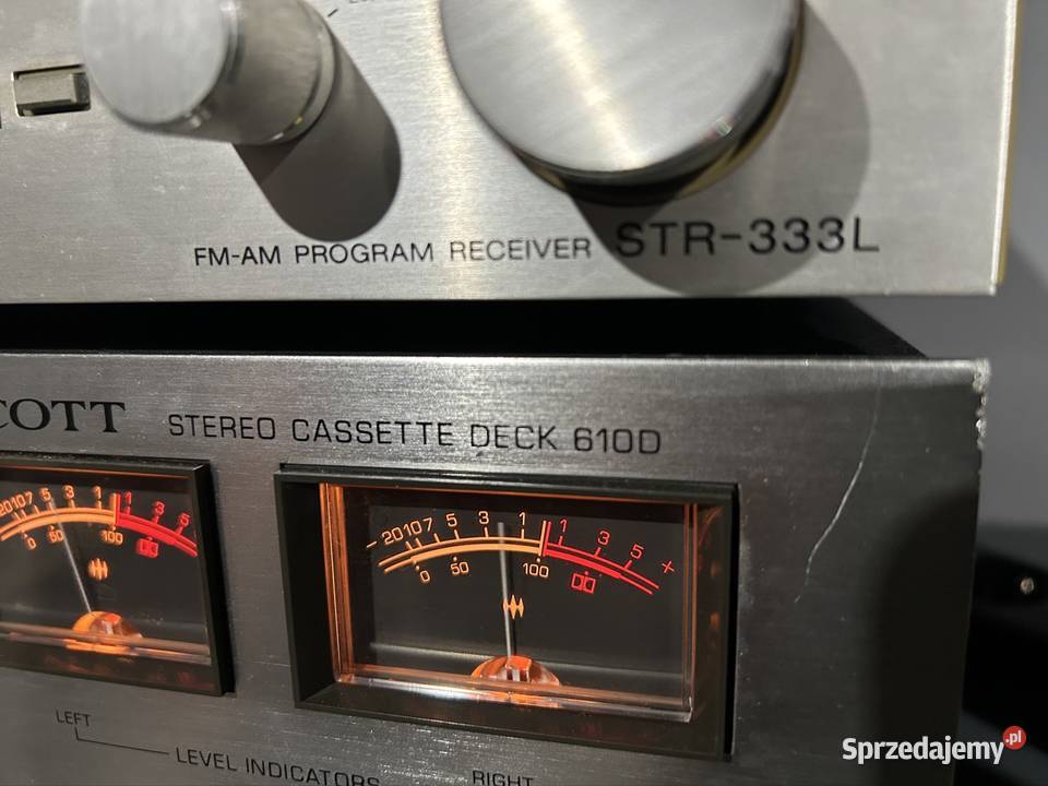 Amplituner plus deck vintage Rakoniewice