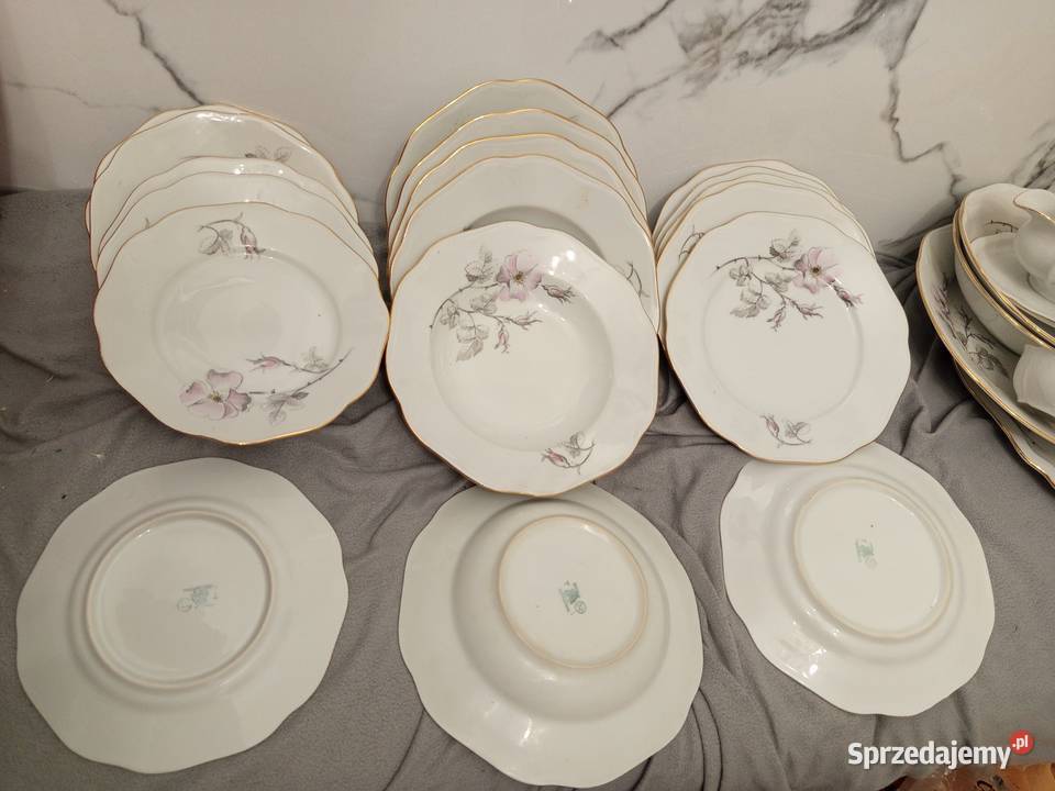 Piękny serwis porcelanowy Bohemia Kępno