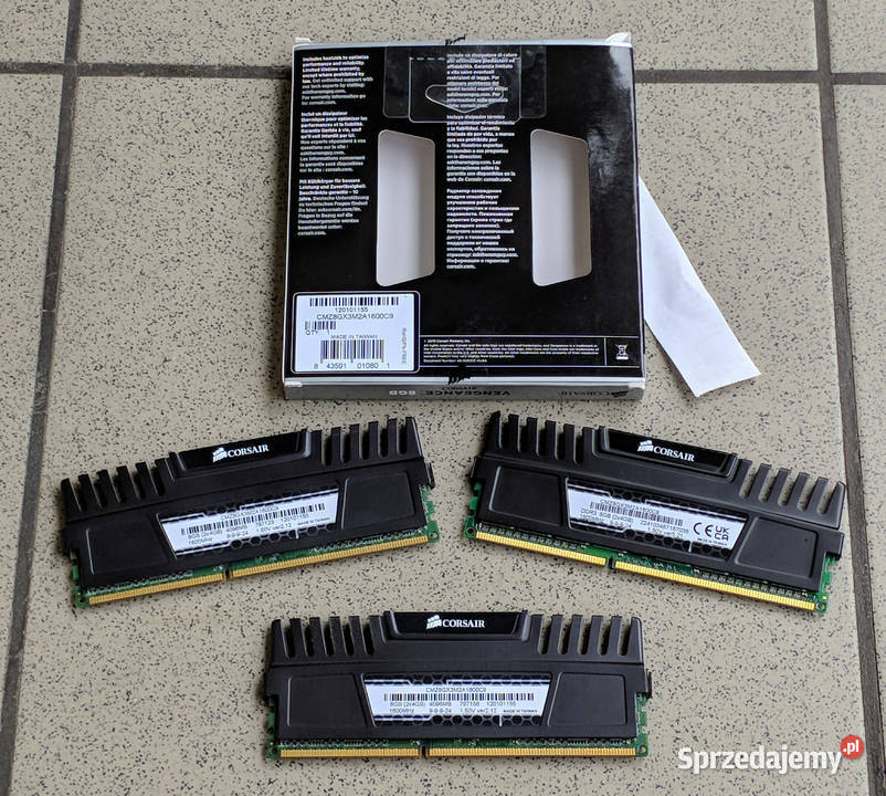Corsair Vengeance DDR3 12GB 3x4GB 1600MHz CL9 Opole