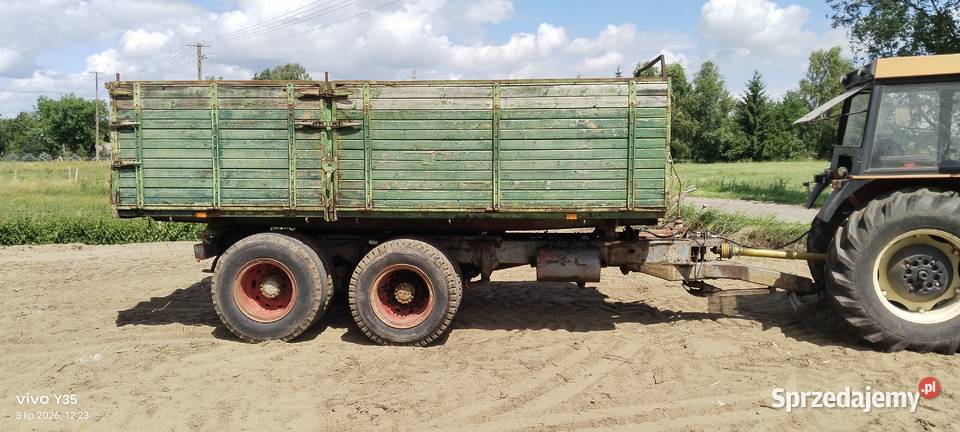 Przyczepa tandem wywrotka Własna hydraulika nieuszkodzony Stupsk