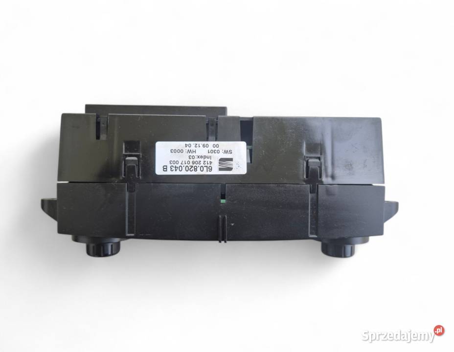 PANEL STEROWANIA NAWIEWU KLIMATYZACJI SEAT IBIZA osobowe Panele sterowania, przełączniki