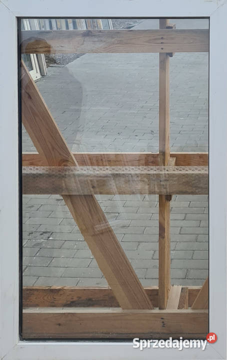 OKNA KacprzaK Witryna 77X123 FIX Używany PCV