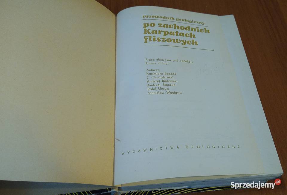 Przewodnik geologiczny zachodnich Karpatach przewodnik Gdańsk