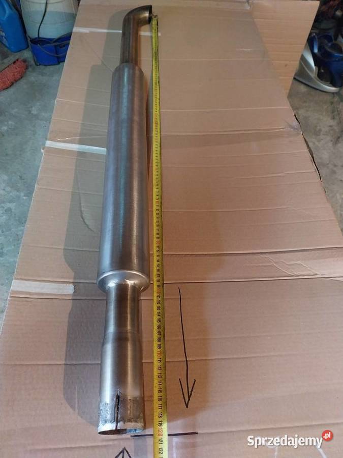 Tłumik wydech z nierdzewki traktor koparka Potok Wielki