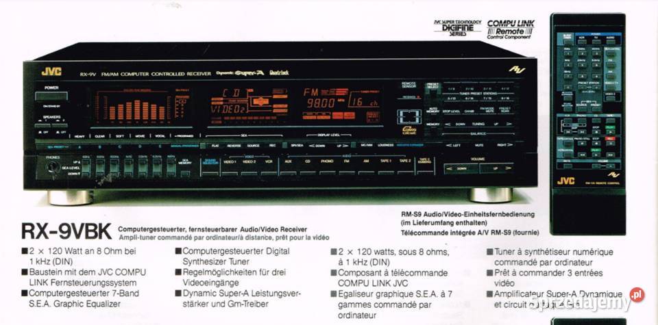 AMPLITUNER JVC RX9V Kraków
