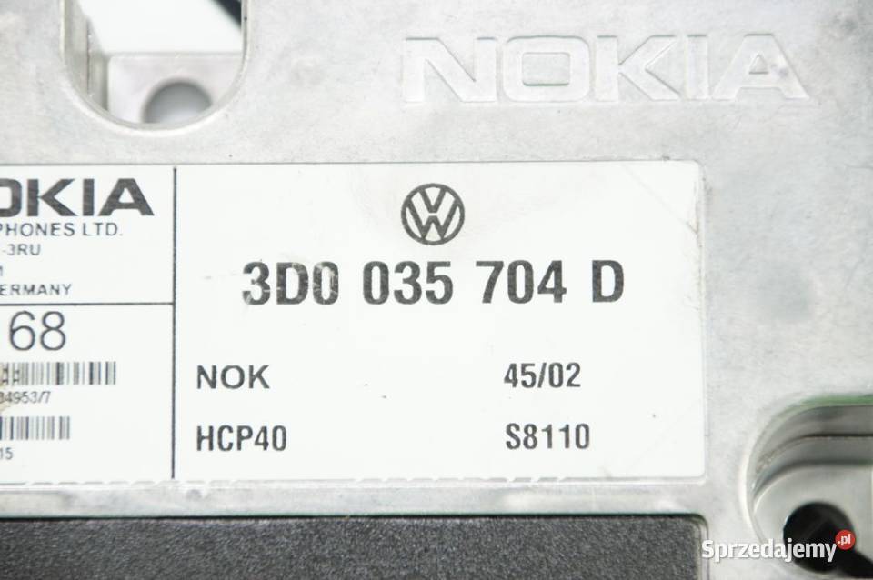 MODUŁ VOLKSWAGEN PHAETON 60 W12 TELEFONU Pozostałe Lipno