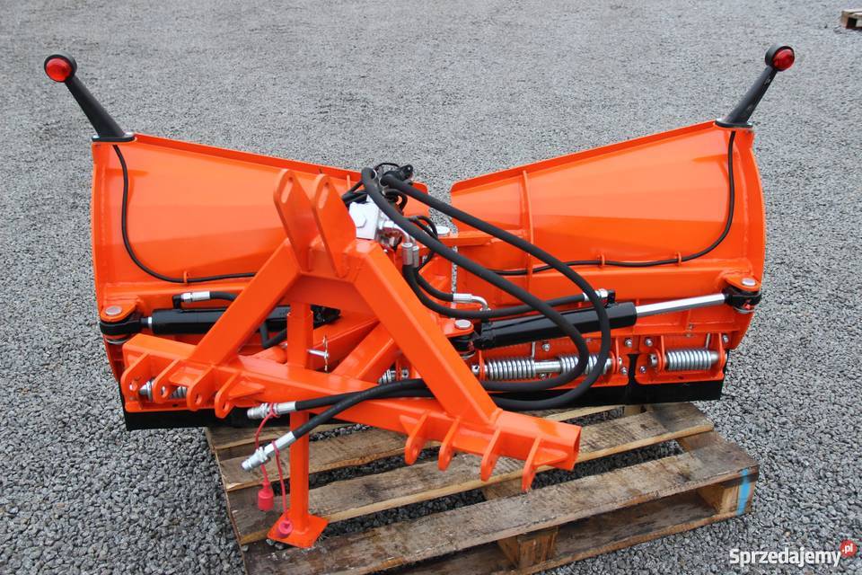 Pług pługi śnieżny do śniegu składany light Rogóźno