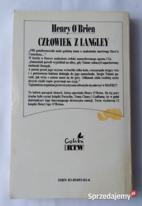 CZŁOWIEK z LANGLEY Henry OBrien Hajnówka
