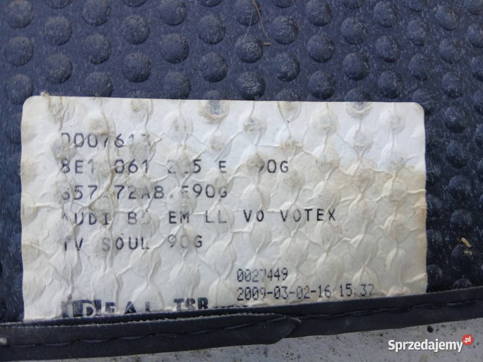 Audi A4 B6 B7 dywaniki czarne używane oryginalne Szczerbice