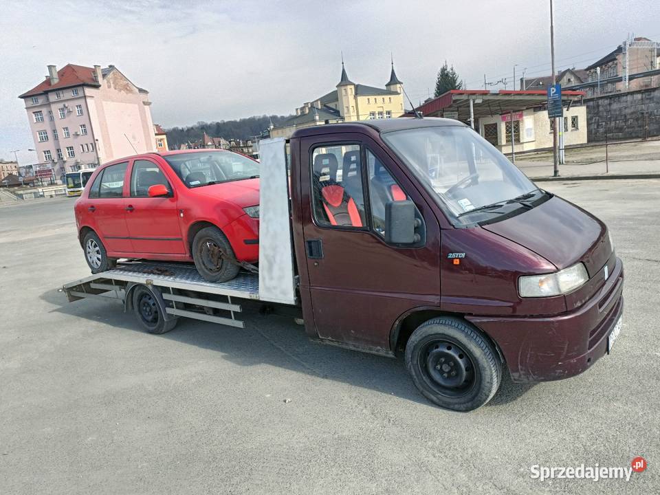 Autolaweta fiat Ducato 25 TDI mocny z wyciągarka Kłodzko