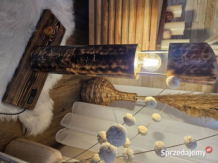 Zachwycająca Lampa Drewniana Nature is Wealth 2 Starachowice sprzedam
