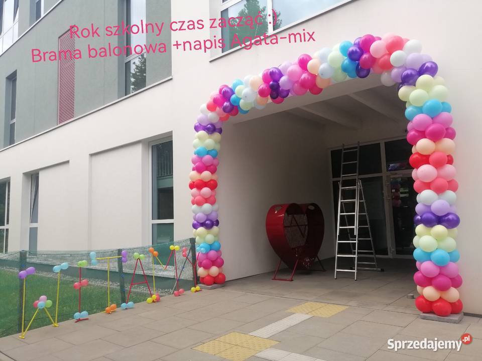 Bramy balonowe dekoracje balonowe ozdoby Siedlce