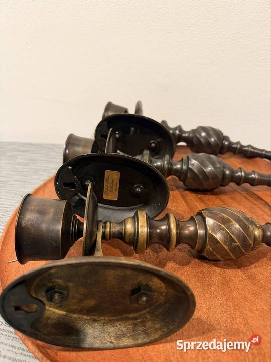 Mosiężne świeczniki Pozostałe Cybinka