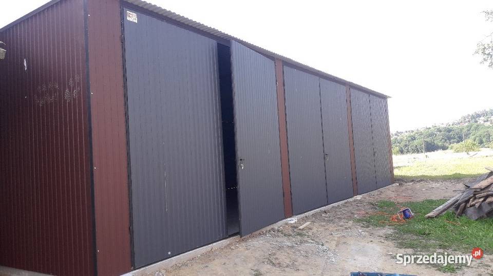 Wysoki GARAŻ BLASZANY Wiata Hala Magazyn Zwoleń sprzedam