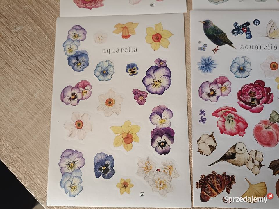 Zestaw naklejek motyw kwiatów morza Kwidzyn