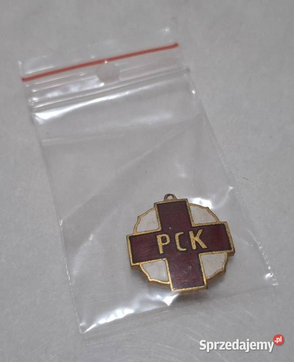 Odznaka PCK 50 długoletnią pracę 1919 1969 22mm Pozostałe Czeladź