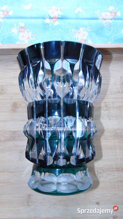 Kryształowy wazon VSL Val Saint Lambert podlaskie Białystok sprzedam