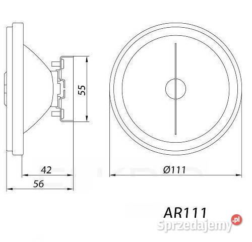Żarówka zamiennik bioptron QR111 AR111 halogen Żarówki i świetlówki Tarnowskie Góry