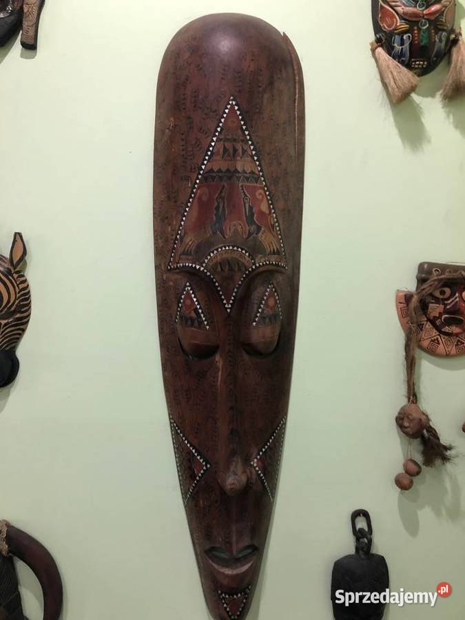 Maska etniczna plemienna Afryka Azja Bali małopolskie Kraków