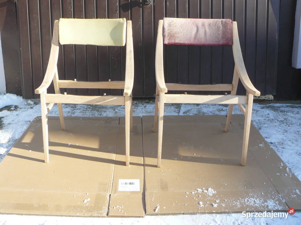 Stare krzesła skoczki proj J Kędziorek Antyki sprzedam