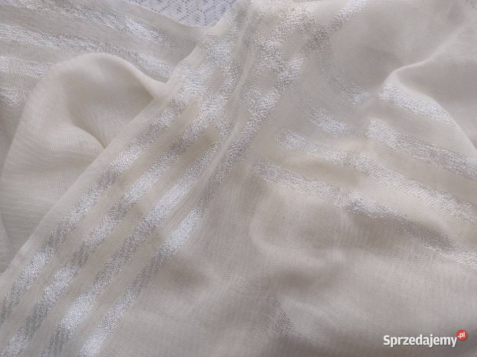 Wełniano jedwabny szal wieczorowy jedwab Dla kobiet Kraków