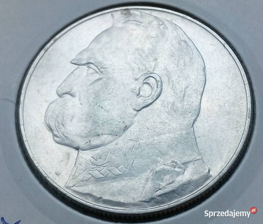 POLSKA10 1936 r SREBRO 750 J PIŁSUDSKI Legionowo