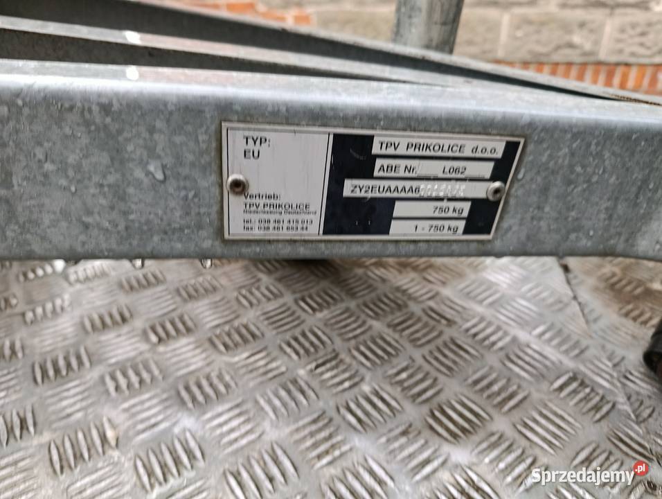 Przyczepka z Niemiec TPV Ładna Osiek