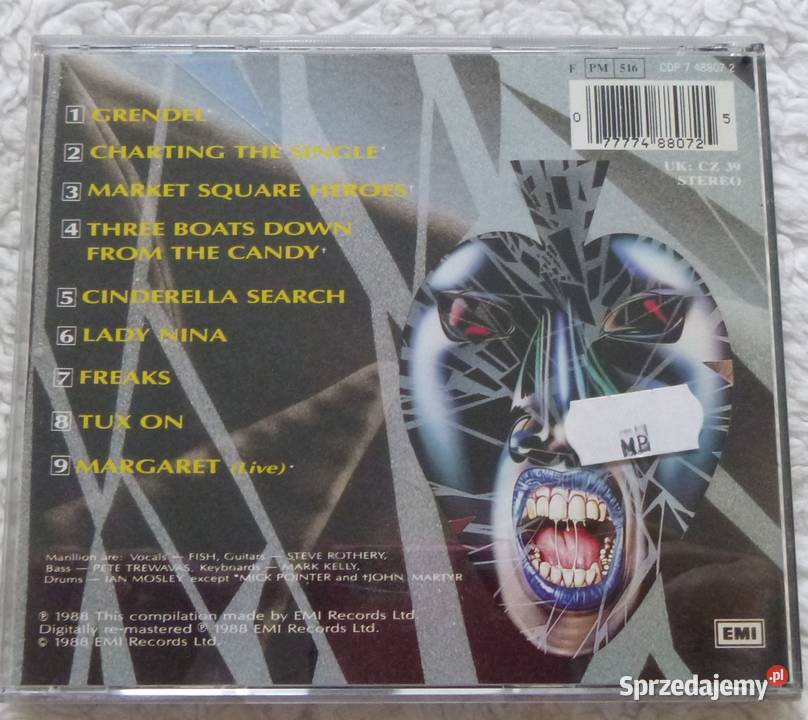 Płyta CD Bsides Themselves Marillion Warszawa