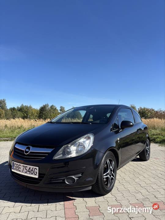 Opel Corsa D 111 2010r Czarny Siemianowice Śląskie