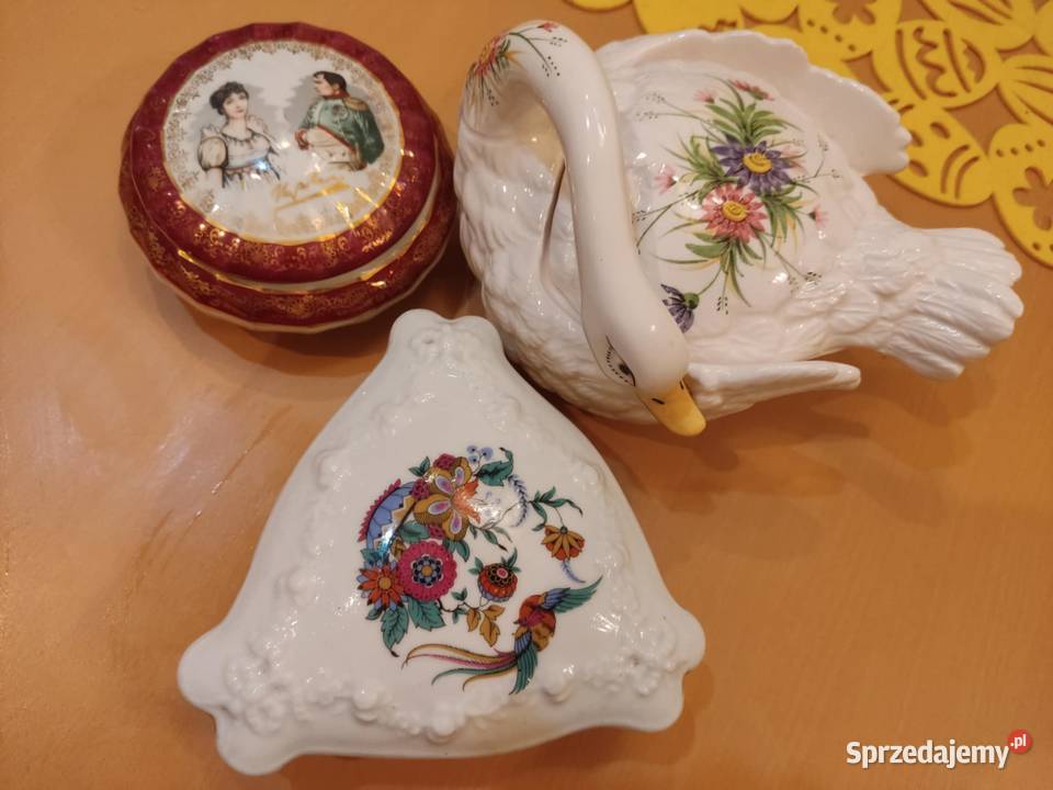 puzdro bomboniera szkatułka z porcelany lubuskie Gorzów Wielkopolski
