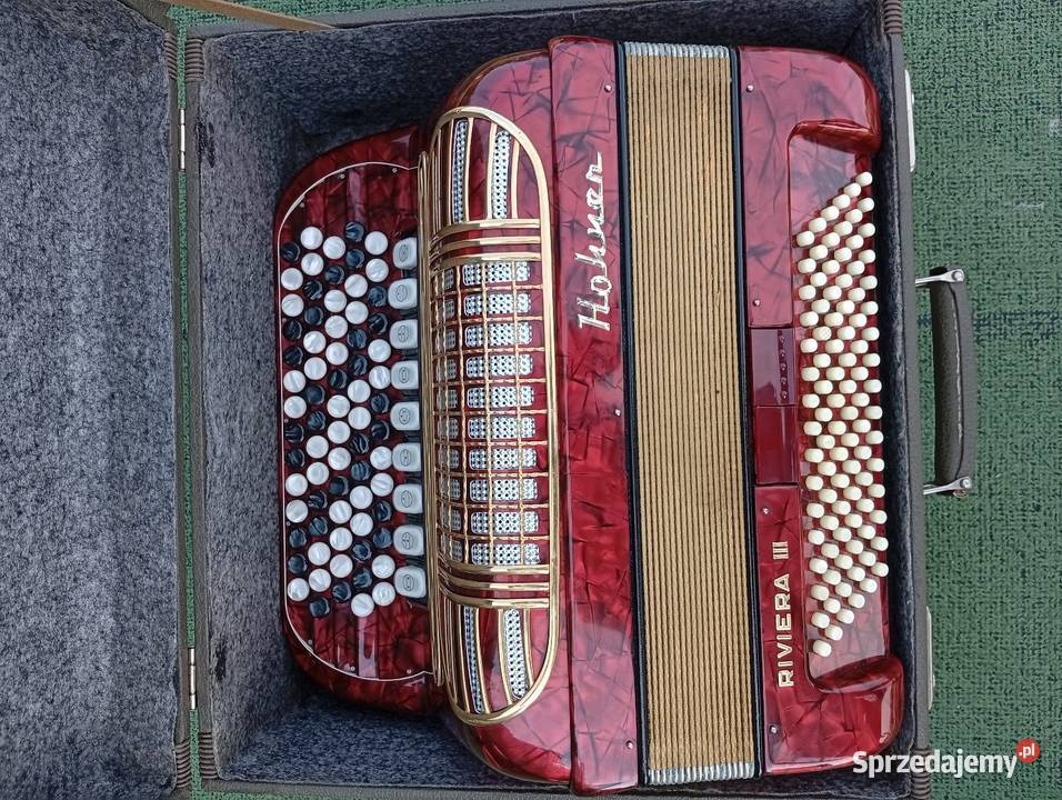 Akordeon guzikowy Hohner Riviera III Bydgoszcz sprzedam