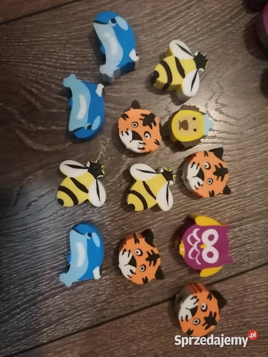 Gumki na ołówekdługopis w zwierzątka Wrocław